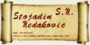 Stojadin Medaković vizit kartica